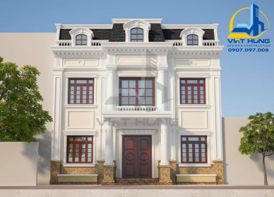 ✅ Phối cảnh biệt thự tân cổ điển